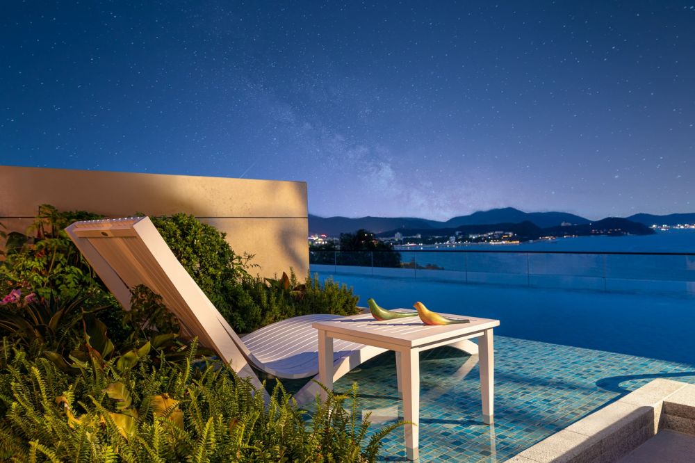 Premium Ocean View Outdoor Private Pool (1 king premium ocean view pool access), Voco Sanya Dadonghai 5*