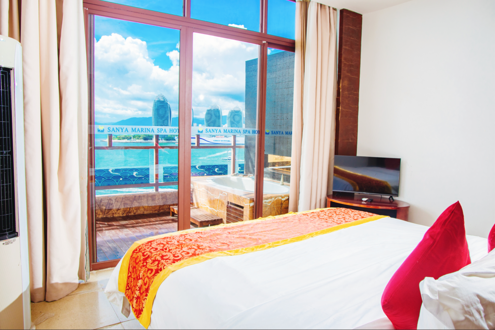 Super Panorama Seaview Suite (Luxury Sea View Duplex Suite), Sanya Marina Sea View Hotel (ex.Marina Spa Hotel Sanya) 4*