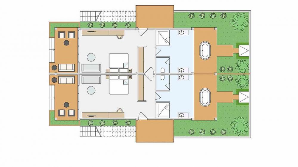Family Double Room Superior Sea View Beach Access, Robinson Club Noonu 5*