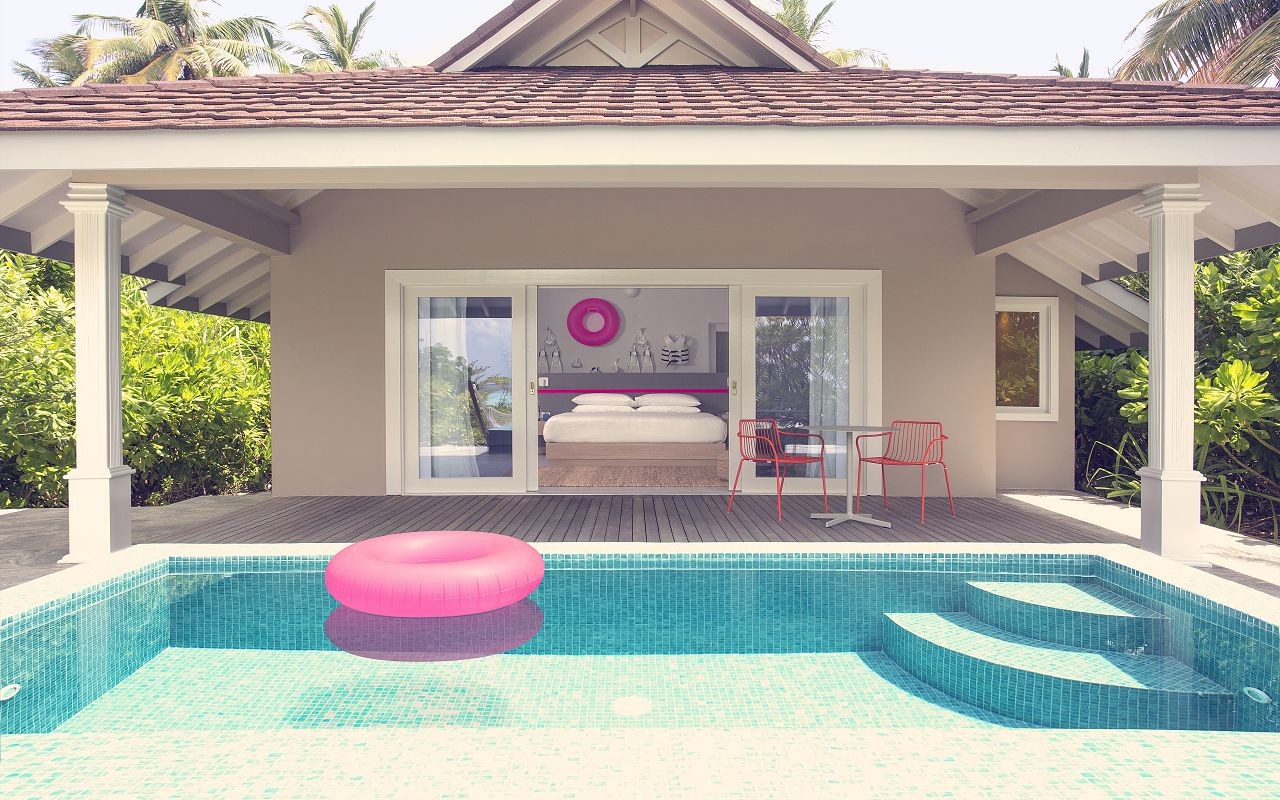 Two Bedroom Ocean Beach Villa, The Standard Maldives by Hyatt (ex. The Standard Huruvalhi Maldives) 5*