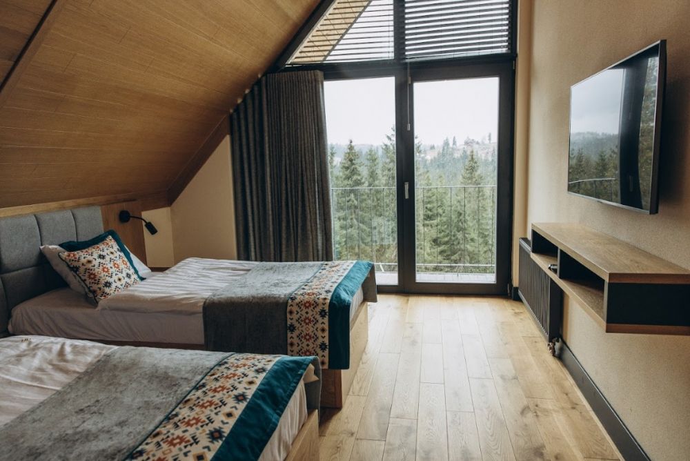 Панорамные коттеджи 2 спальни, Skogur Home&Resort 4*