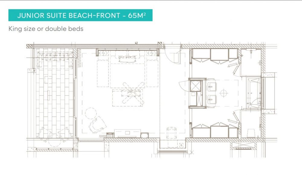 Junior Suite Beach-Front, Long Beach A Sun Resort 5*