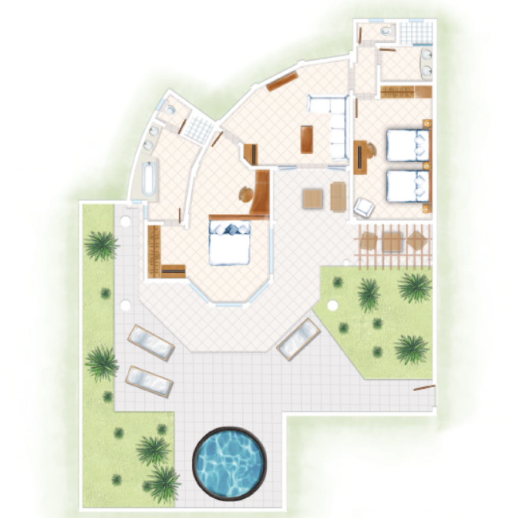 Villa, Mauricia Beachcomber Resort & SPA 4*