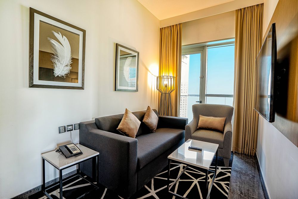 Executive Suite with Balcony with Soluna Beach Club Access, The First Collection Hotel Business Bay 4*
