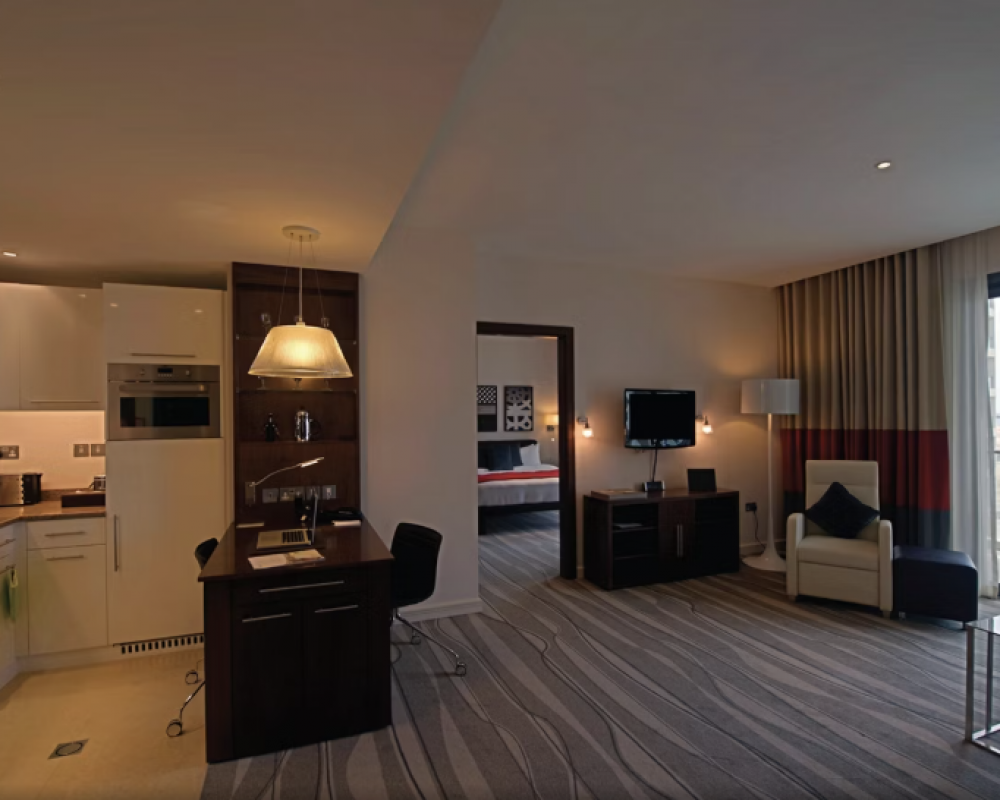 One Bedroom Suite Kitchen, Staybridge Suites Abu Dhabi Yas Island 5*