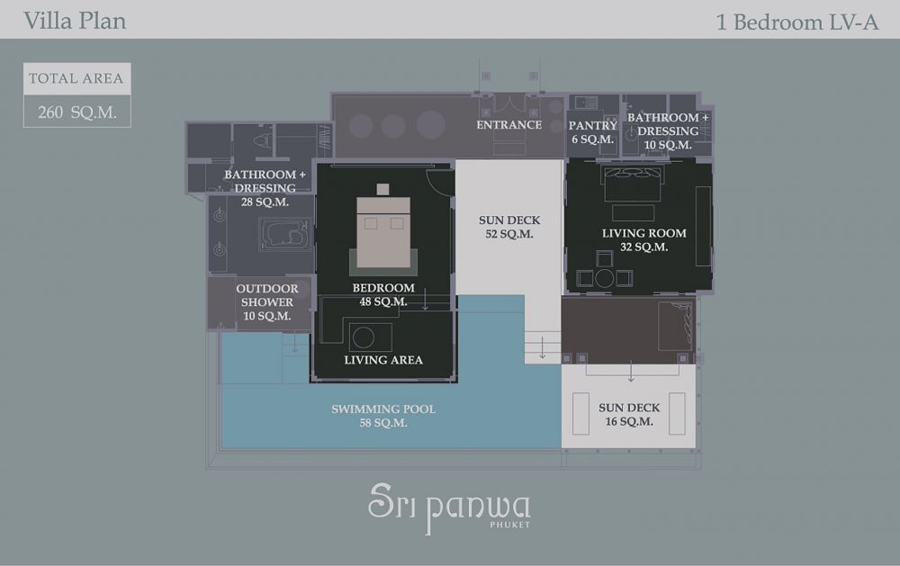 1 Bedroom Luxury Residential Pool Villa OV, Sri Panwa 5*