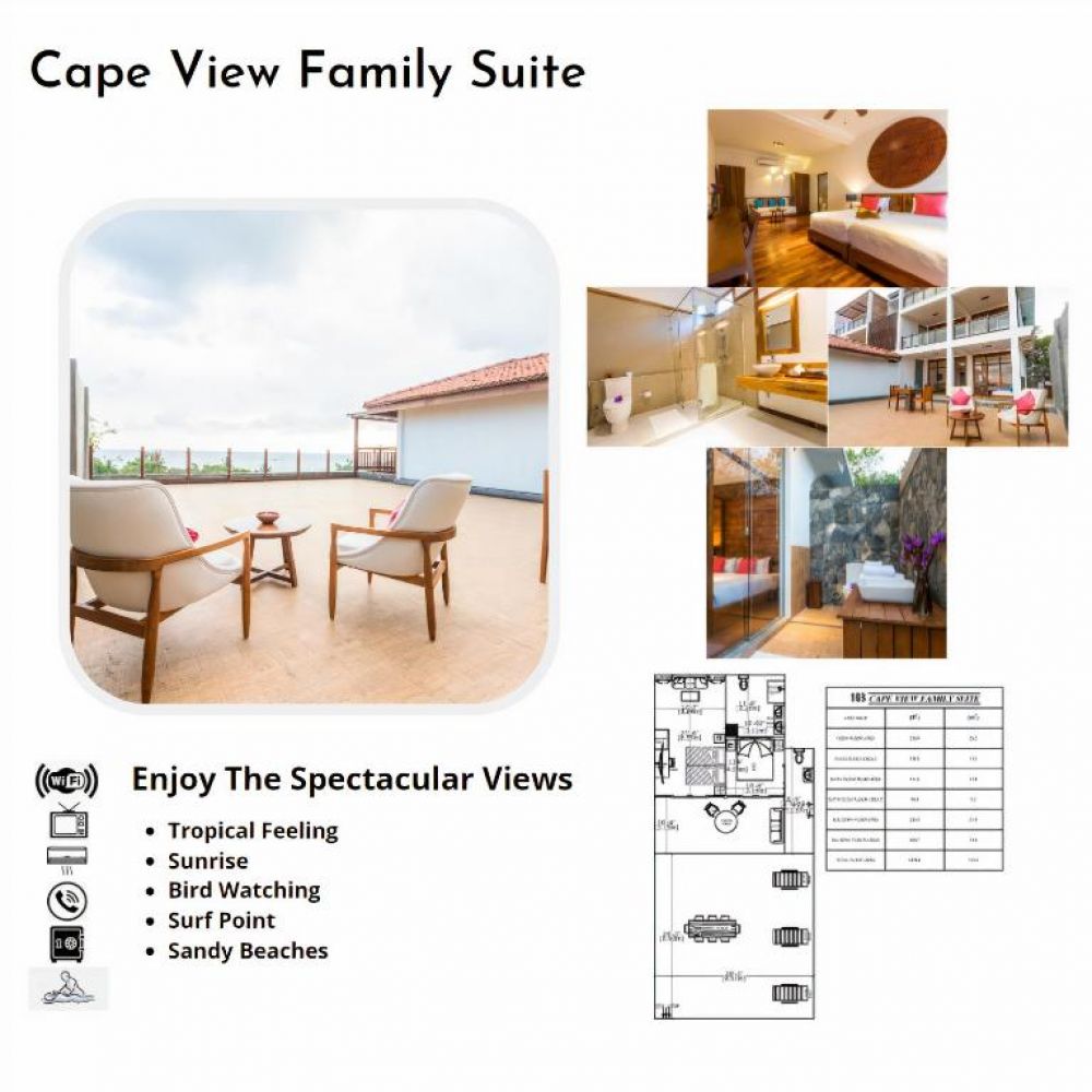Cape View Family Suite, Mayavee Resort and Spa 4*