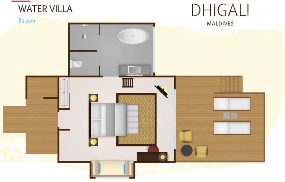 Water Villa, Niva Dhigali Maldives (ex. Dhigali Maldives) 5*