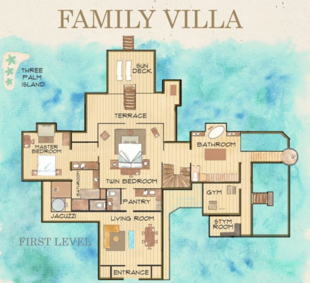 2 Bedroom Sunset Villa, Gili Lankanfushi 5*