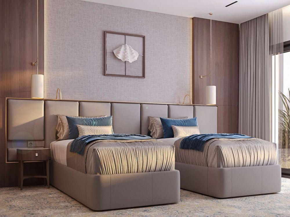 Classic Room Sea View with 2 single beds, Mövenpick Hotel & Residences Teuta Kotor Bay 5*