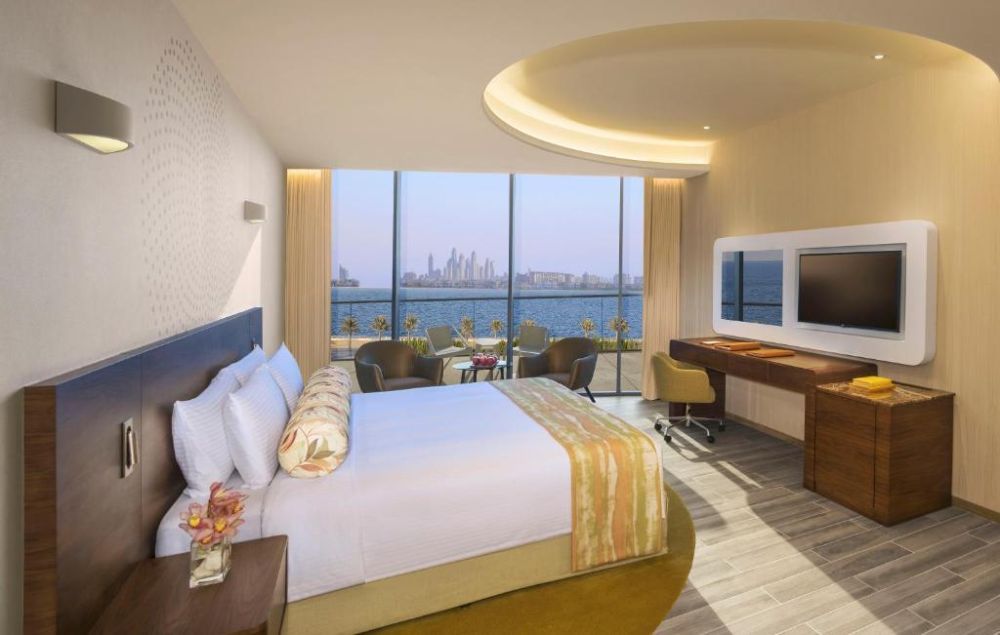 Premium Suite One Bedroom with Balcony, Palm Sea View and Club Lounge Access, The Retreat Palm Dubai Mgallery By Sofitel 5*